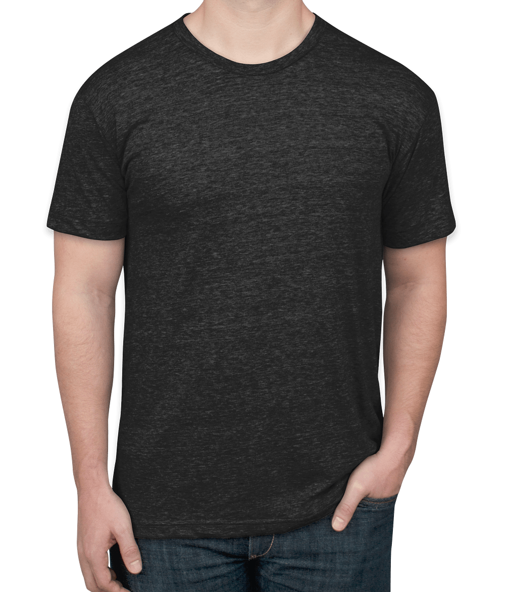 American Apparel Tri-Blend Crewneck Track T-shirt 