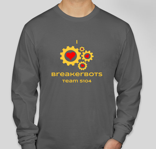 BreakerBots Fundraiser - unisex shirt design - front