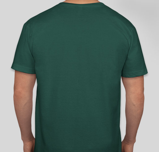 AHS Green Jaguar V-Neck 2018 Fundraiser - unisex shirt design - back