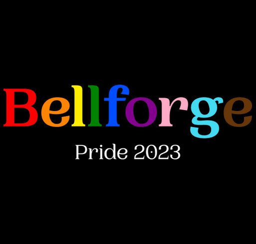 Bellforge Arts Center Pride 2023 T-Shirt shirt design - zoomed