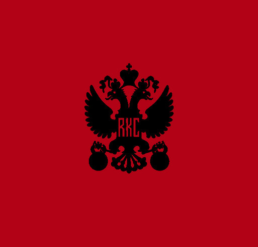 RKC Classic Red Tee shirt design - zoomed