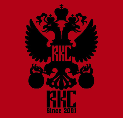RKC Classic Red Tee shirt design - zoomed