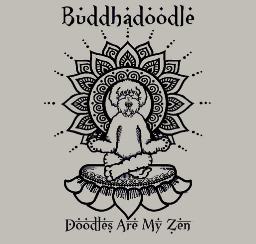 BUDDHA-DOODLE "ZENWEAR" shirt design - zoomed