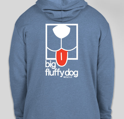 Big Fluffy Dog: New T-shirts and Hoodies for the New Year!! Fundraiser - unisex shirt design - back
