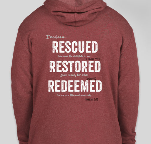 Redemption Youth Ranch Fundraiser - unisex shirt design - back
