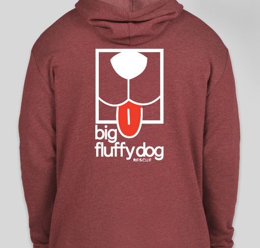 Big Fluffy Dog: New T-shirts and Hoodies for the New Year!! Fundraiser - unisex shirt design - back