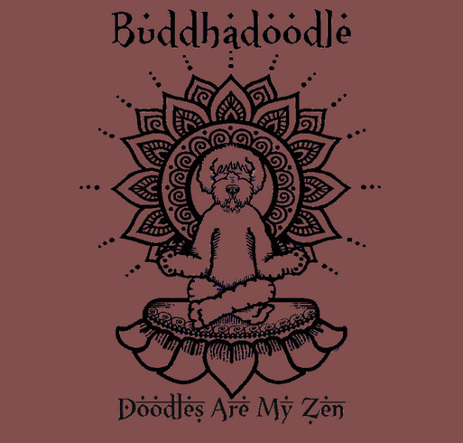 BUDDHA-DOODLE "ZENWEAR" shirt design - zoomed