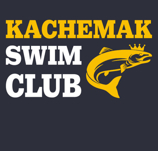 Kachemak Swim Club Fundraiser shirt design - zoomed