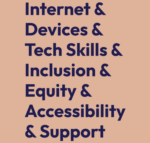 Wear Your Love for Digital Inclusion shirt design - zoomed