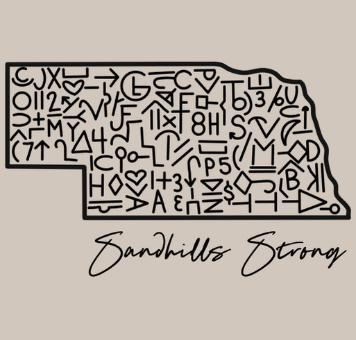 Sandhills Strong 2 shirt design - zoomed