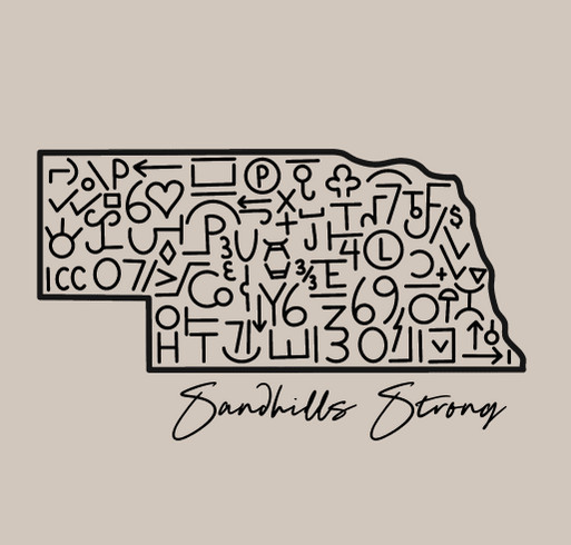 Sandhills Strong 3 shirt design - zoomed