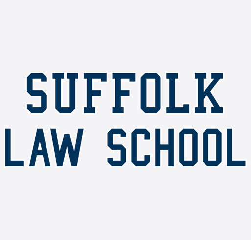 Suffolk Law Student Bar Association shirt design - zoomed