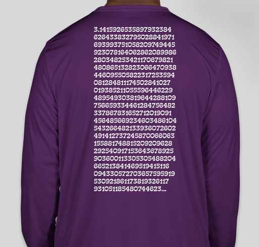 Romig Mathlete Gear! Fundraiser - unisex shirt design - back