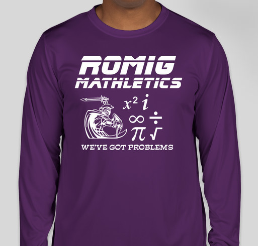 Romig Mathlete Gear! Fundraiser - unisex shirt design - front