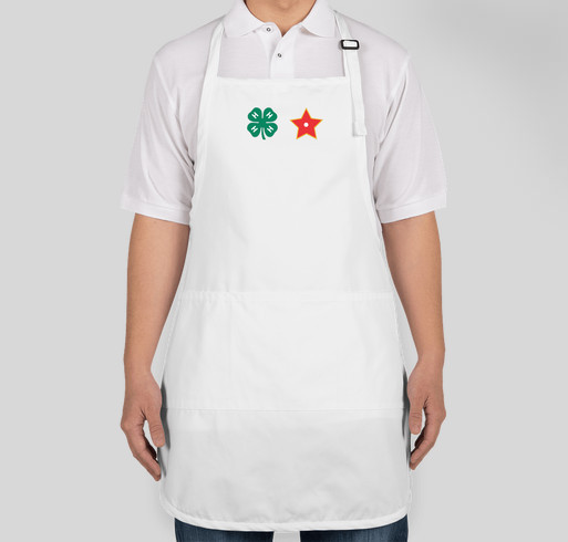 Embroidered 4-H All Star Apron Fundraiser - unisex shirt design - front