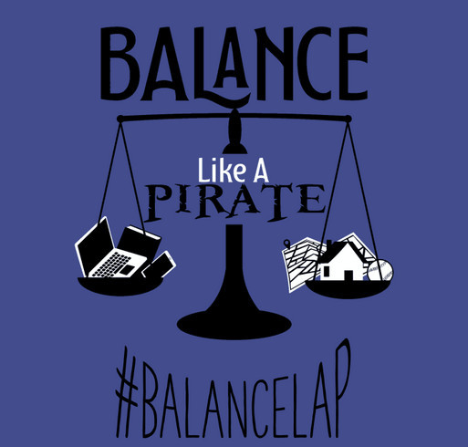 Balance Like a Pirate for Mental Health Awareness and Suicide Prevention shirt design - zoomed