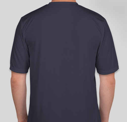 Navy Fundraiser - unisex shirt design - back