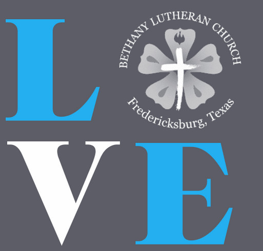 Bethany Lutheran Youth Fundraiser shirt design - zoomed