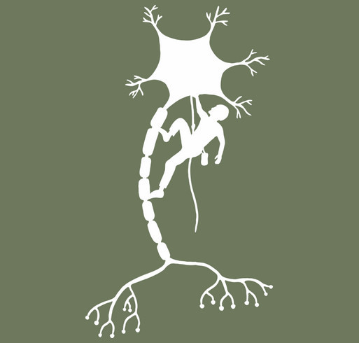 Neuron Climber - UEP Fundraiser shirt design - zoomed