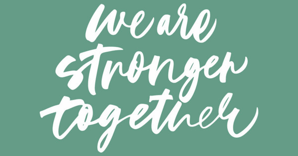 Zoomed in Design Idea Number 60369: we're stronger together