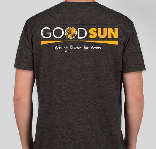 Good Sun limited edition T-shirts Fundraiser - unisex shirt design - back