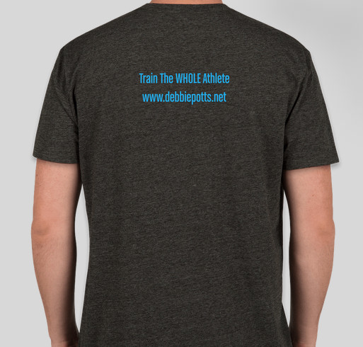 The WHOLE Athlete podcast Fundraiser - unisex shirt design - back
