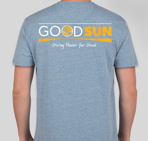Good Sun limited edition T-shirts Fundraiser - unisex shirt design - back