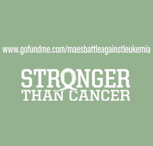 Fight Against Leukemia shirt design - zoomed