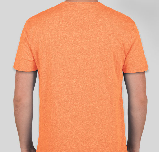 Warriors Tri-blend T-shirt Fundraiser - unisex shirt design - back