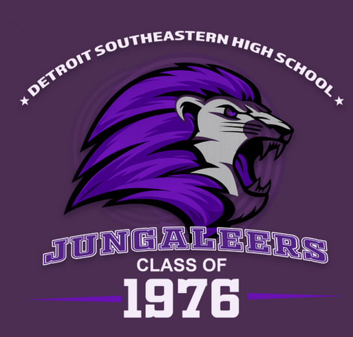 Southeastern Class of 76 shirt design - zoomed
