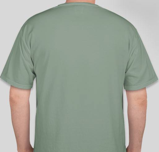 "grow." merch by tyler conroy Fundraiser - unisex shirt design - back