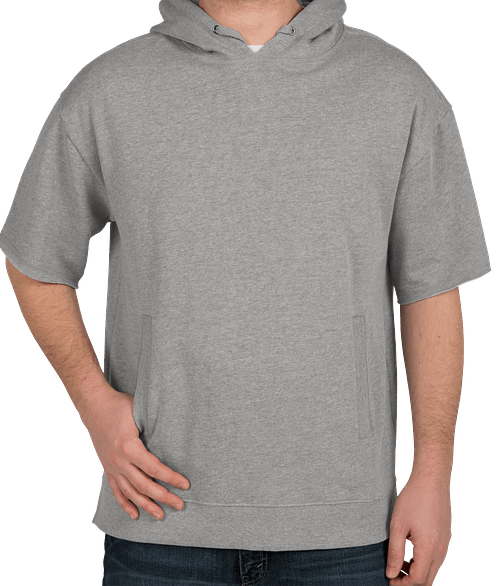 short sleeve pullover hoodie