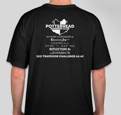 PHRC Time Turner 2021 Fundraiser - unisex shirt design - back