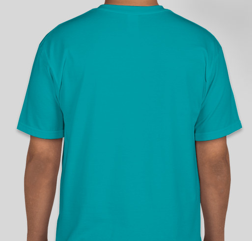 Northwest Christian Athletics - Teal Zeal Fundraiser Fundraiser - unisex shirt design - back