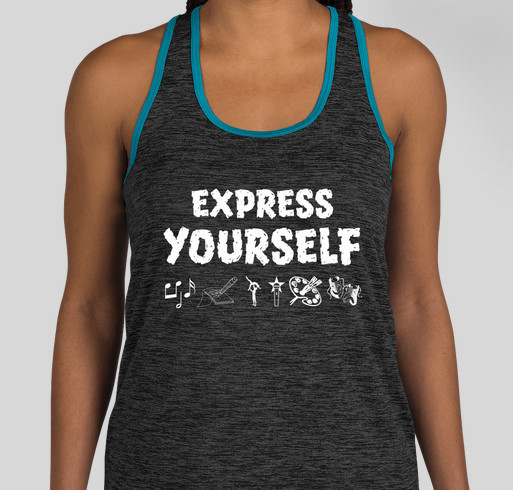 West Arundel Creative Arts Wants You to Express Yourself Fundraiser - unisex shirt design - front