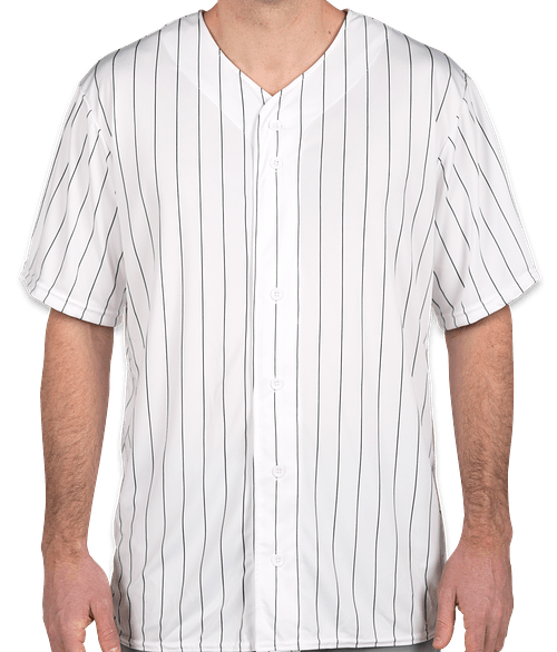 baseball pinstripe jersey