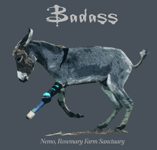 In honor of Nemo - Rosemary Farm Sanctuary shirt design - zoomed