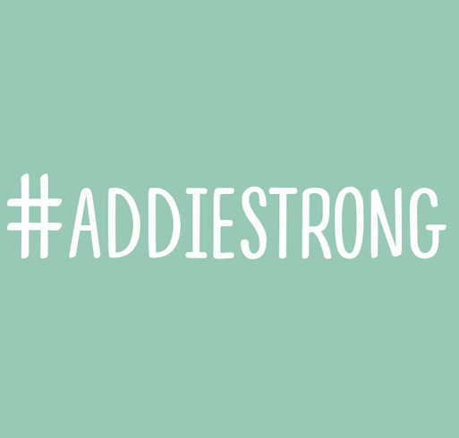 #addiestrong bag turquoise shirt design - zoomed