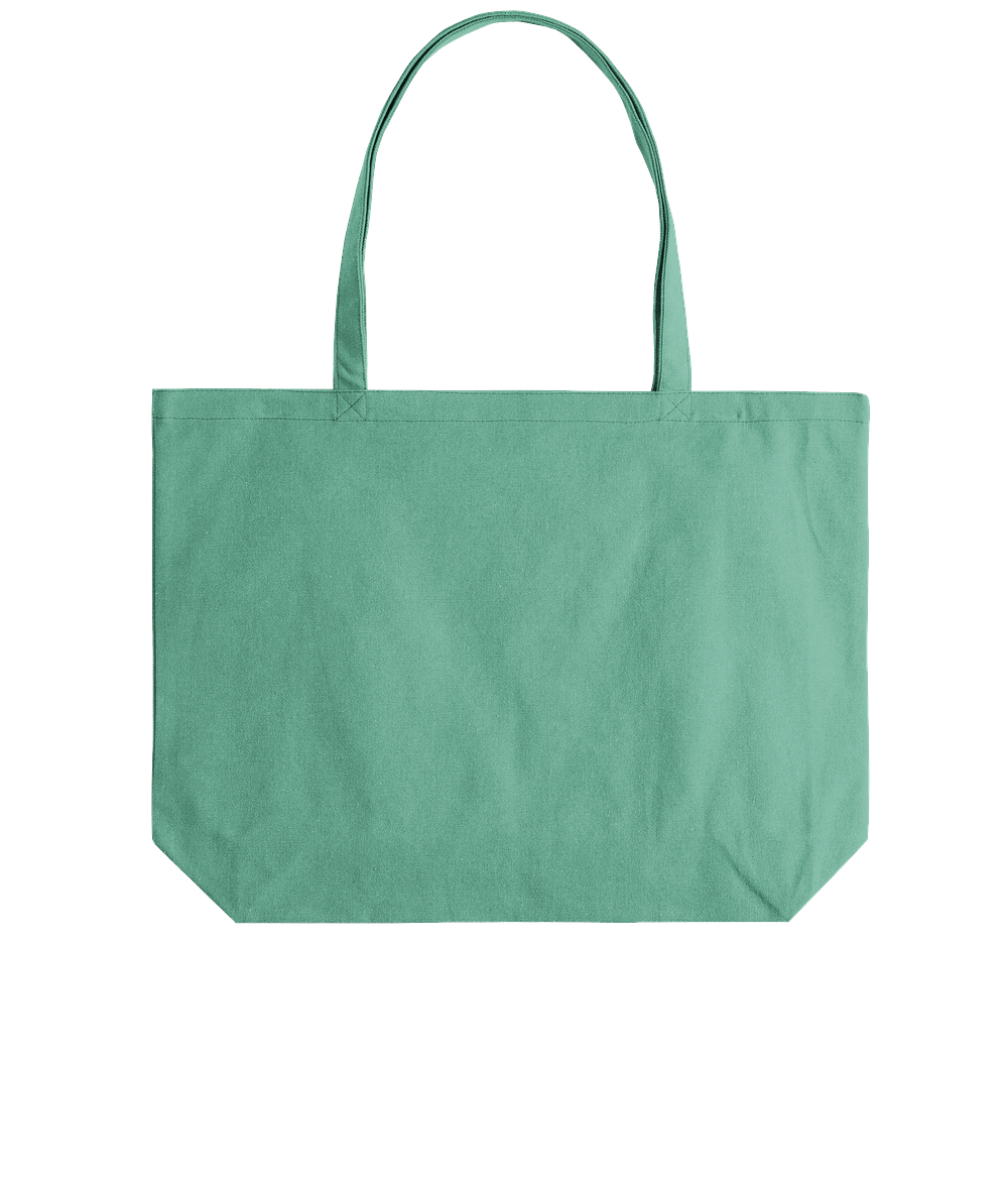 Large Midweight Pigment Dyed Canvas Tote Bag