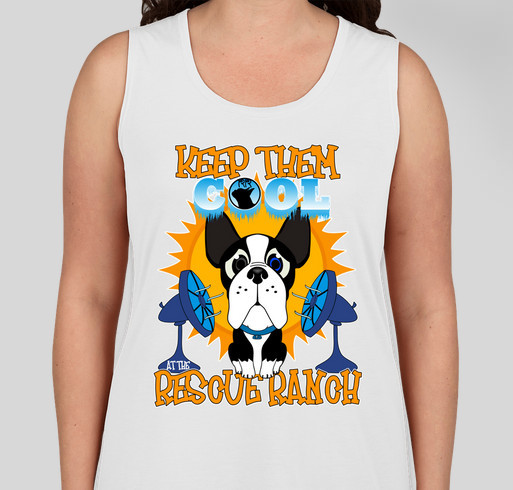 Keep Them Cool at the Rescue Ranch Fundraiser - unisex shirt design - front