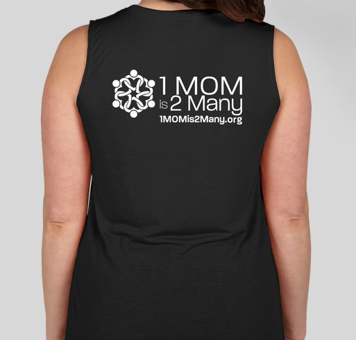 Raise your MOM VOICE! Fundraiser - unisex shirt design - back