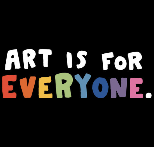 Art Is For Everyone. Limited Edition - Embroidered design! shirt design - zoomed