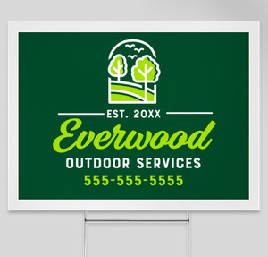 everwood landscaping yard sign