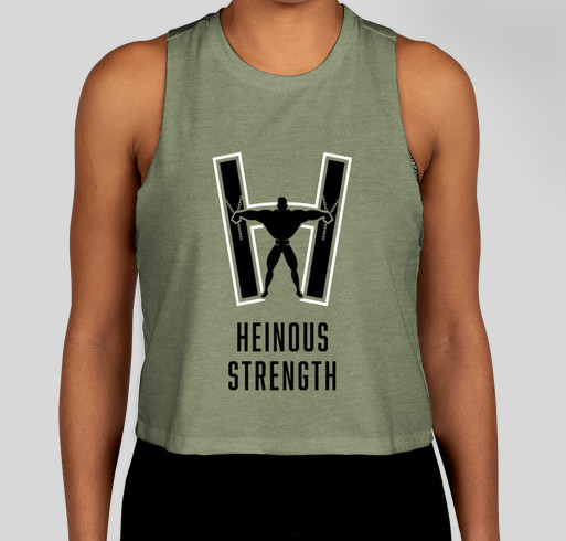 Heinous Strength Strongman Shirts! Fundraiser - unisex shirt design - front
