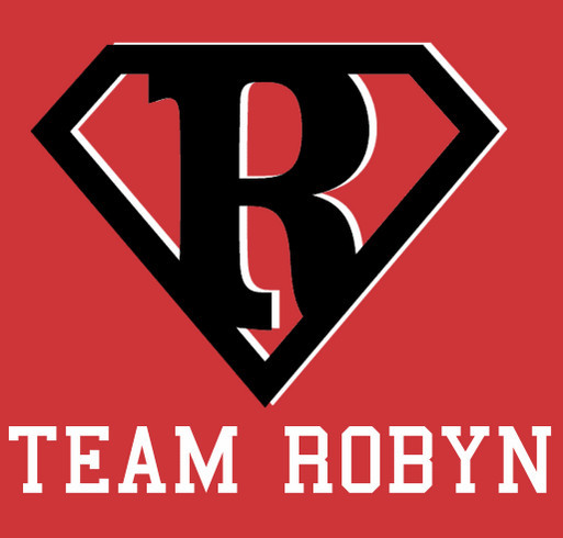 Team Robyn shirt design - zoomed