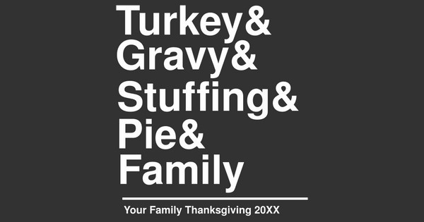 thanksgiving helvetica