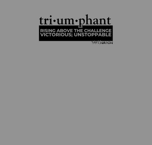 The Triumphant Twenty shirt design - zoomed