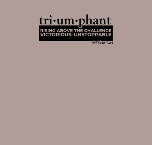 The Triumphant Twenty shirt design - zoomed