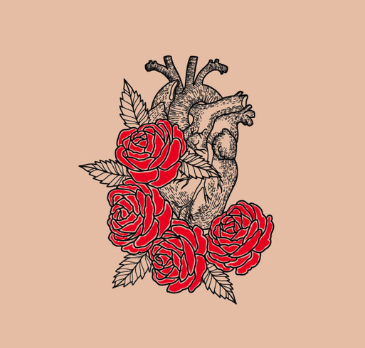 Jules Rose Merch shirt design - zoomed