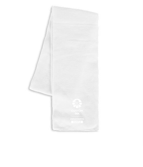 Sportsman Solid Knit Scarf - White
